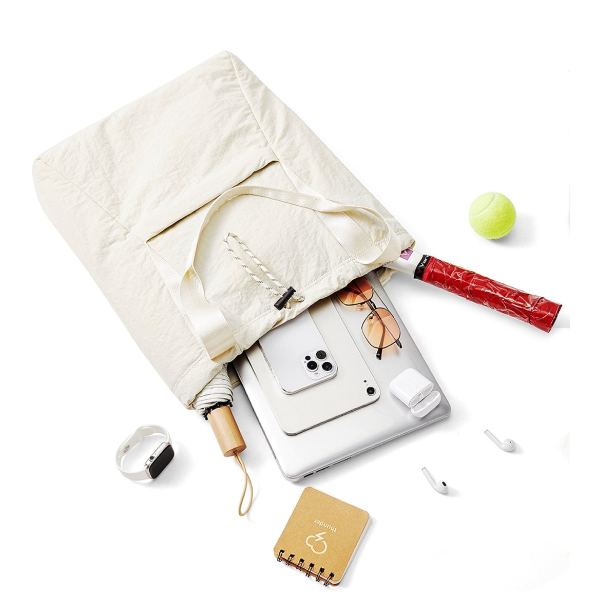 Casual Dual Drawstring Backpack - 0cm