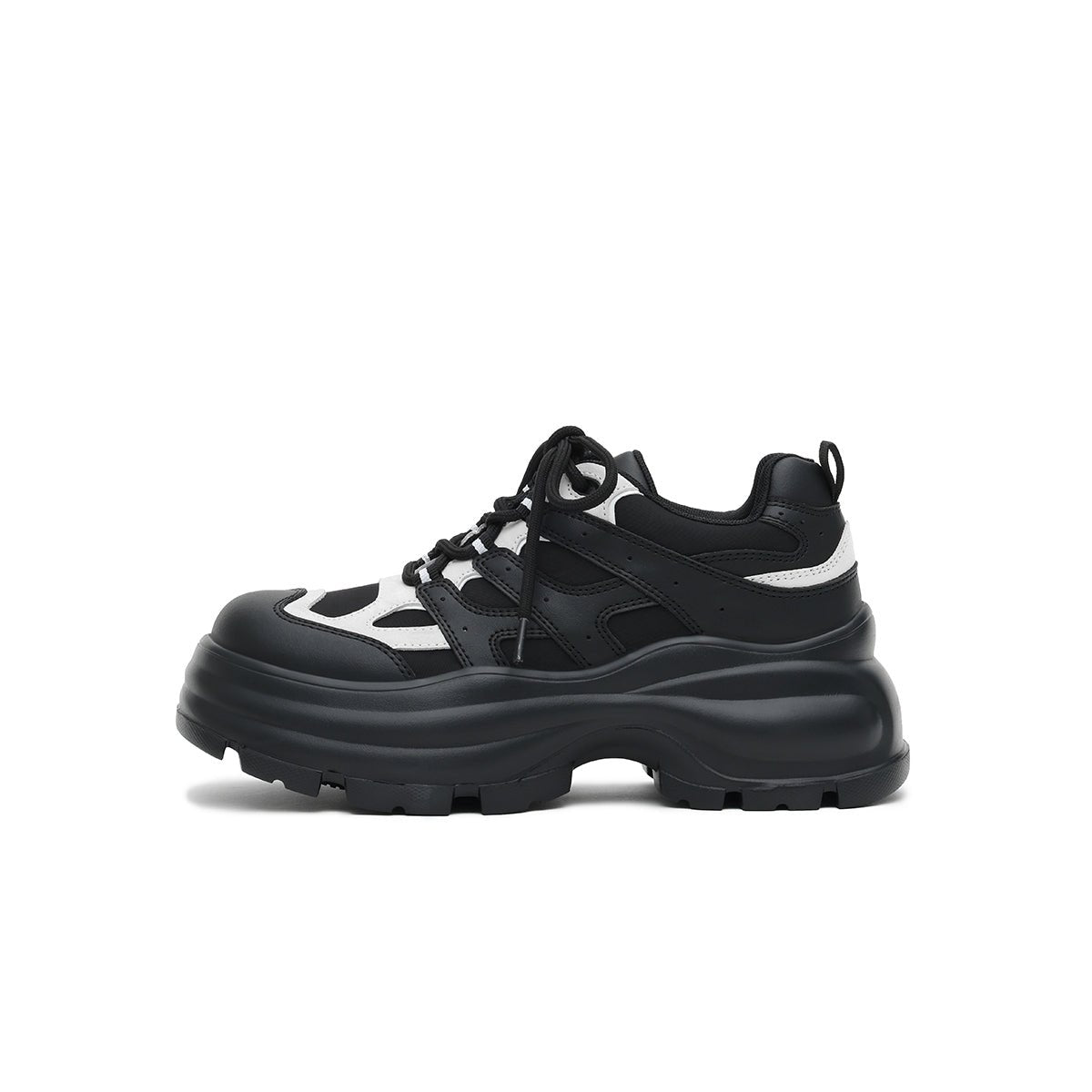 Casual Round Toe Platform Sneakers