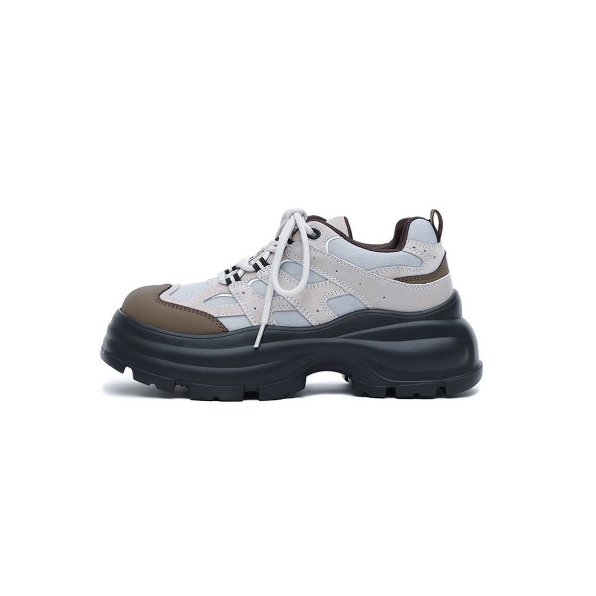 casual round toe platform sneakers all blue 1