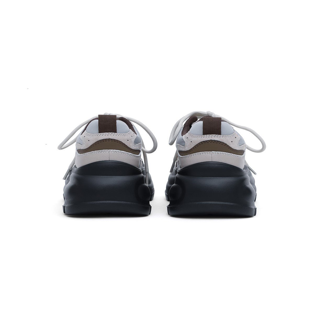 casual round toe platform sneakers all blue 3
