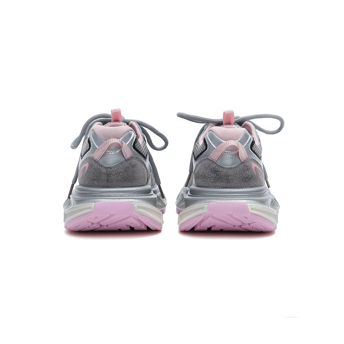 casually comfortable running shoes all pink 3