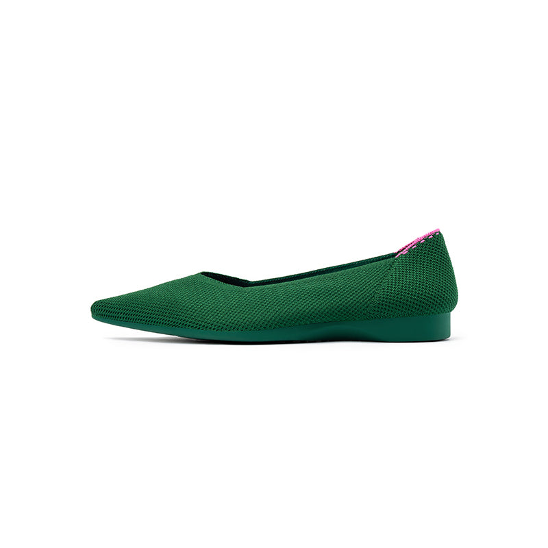 charlotte-casual-pointed-toe-commuter-flats_all_green_1.jpg