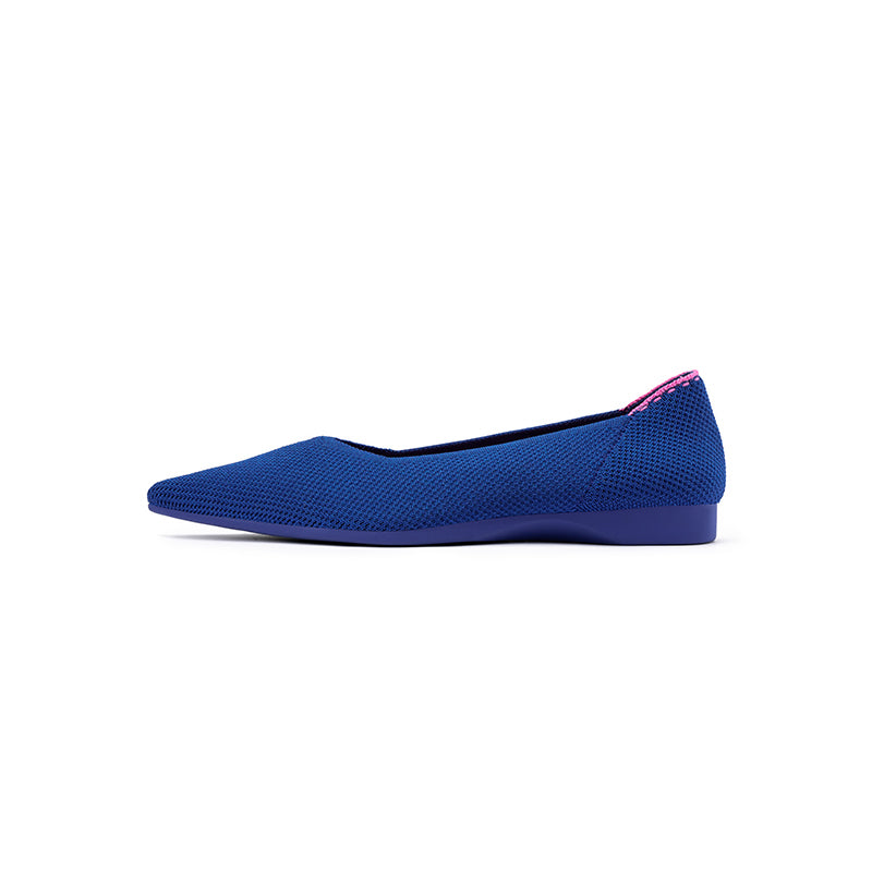 Charlotte Casual Pointed Toe Commuter Flats – Ultra-Lightweight Knit Flats
