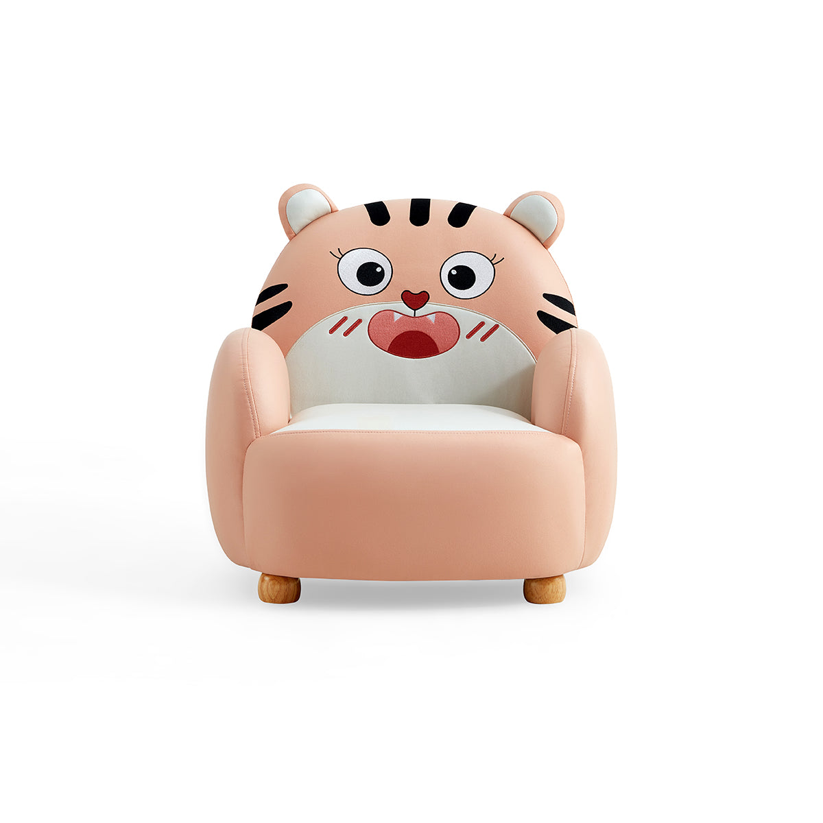 cheeky cartoon animal friends sofa pink 3