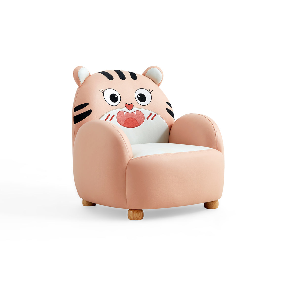 cheeky cartoon animal friends sofa pink 4