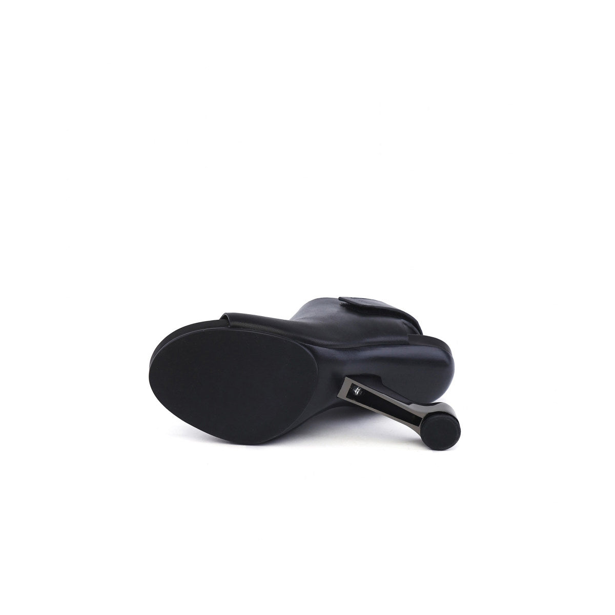 chic open toe slingback ankle boots all black 5