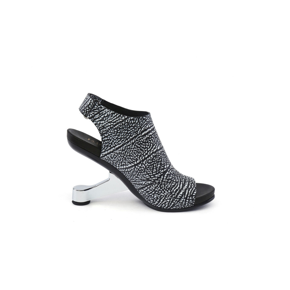 chic open toe slingback ankle boots all white 3