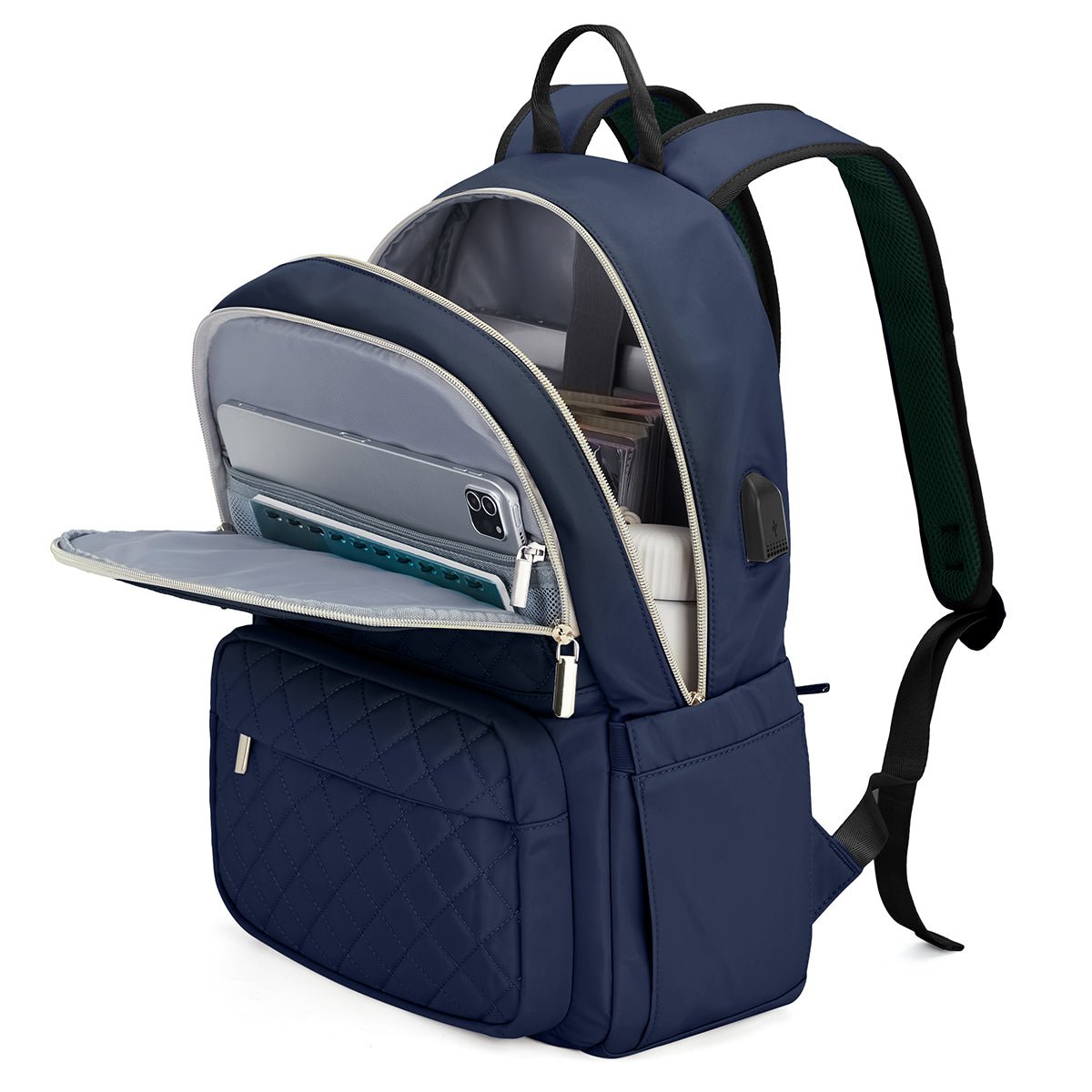 Chic Quilted Flight Approved Backpack - 0cm