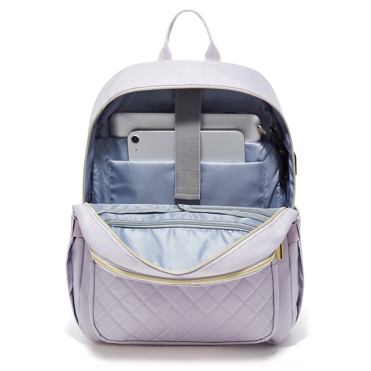 Chic Quilted Flight Approved Backpack - 0cm