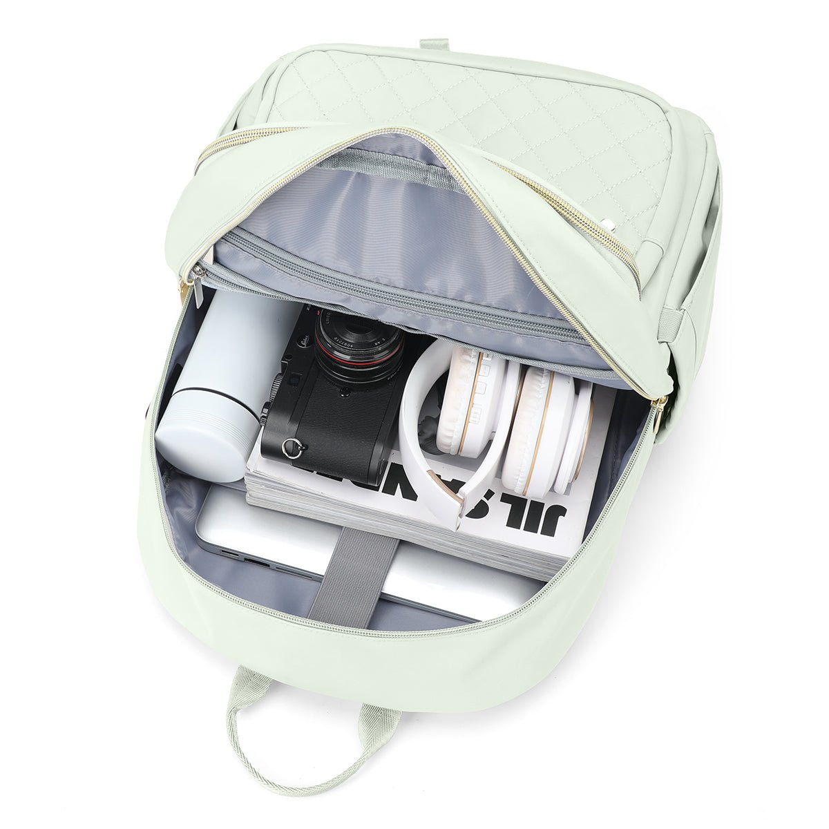 Chic Quilted Flight Approved Backpack - 0cm