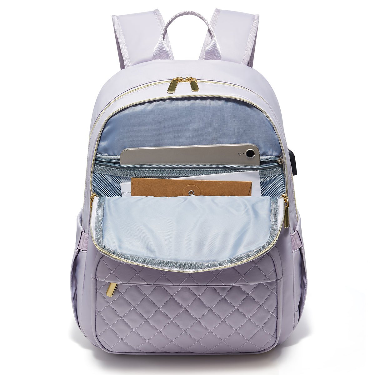 Chic Quilted Flight Approved Backpack - 0cm