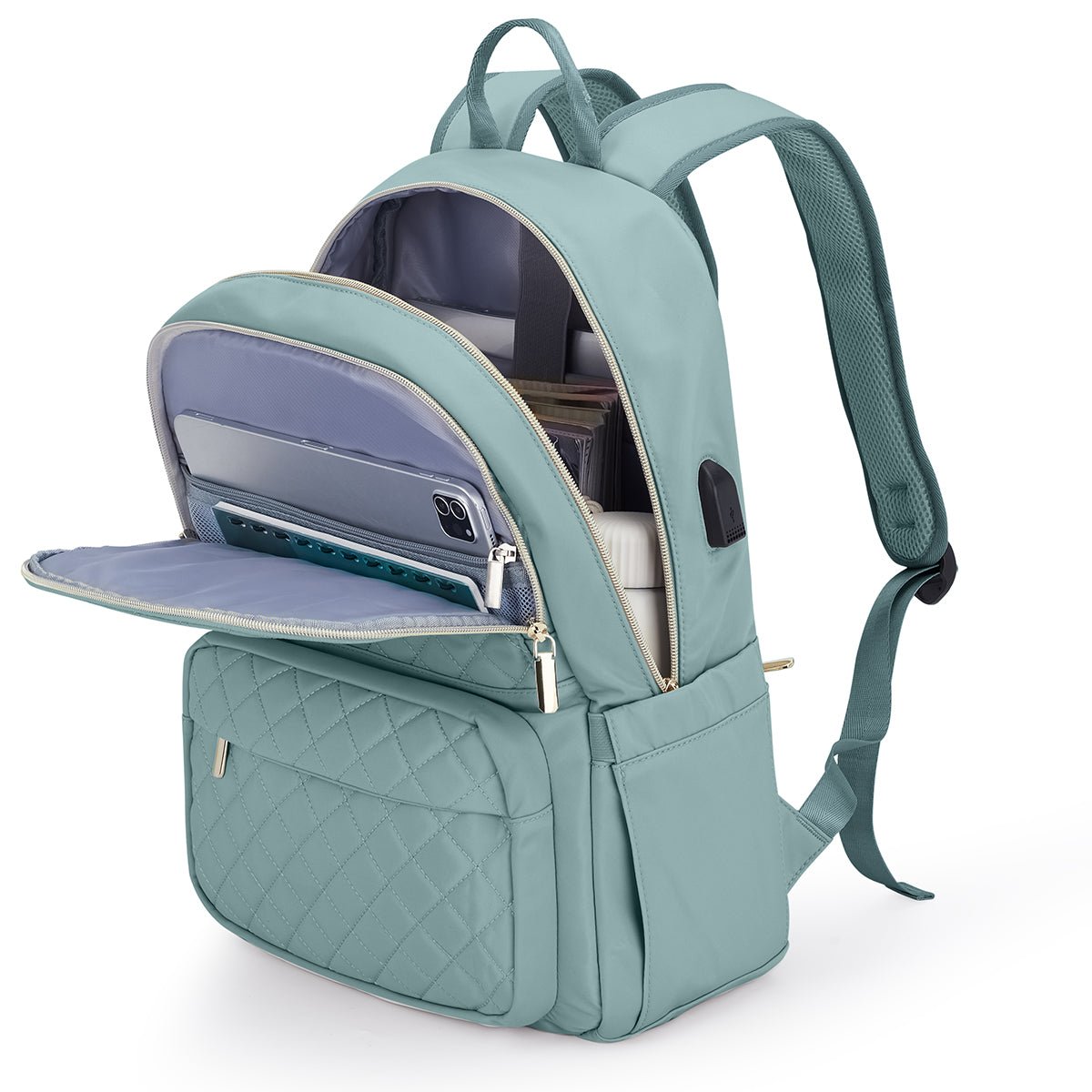 Chic Quilted Flight Approved Backpack - 0cm