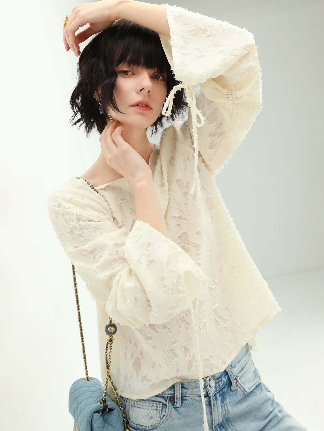 chic white off shoulder chiffon top all white 2