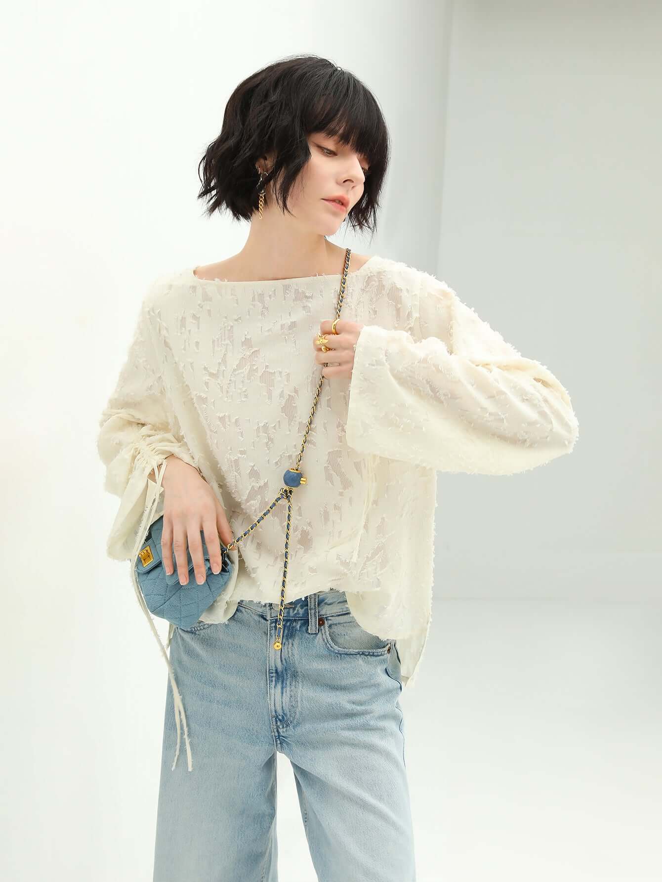 chic white off shoulder chiffon top all white 3