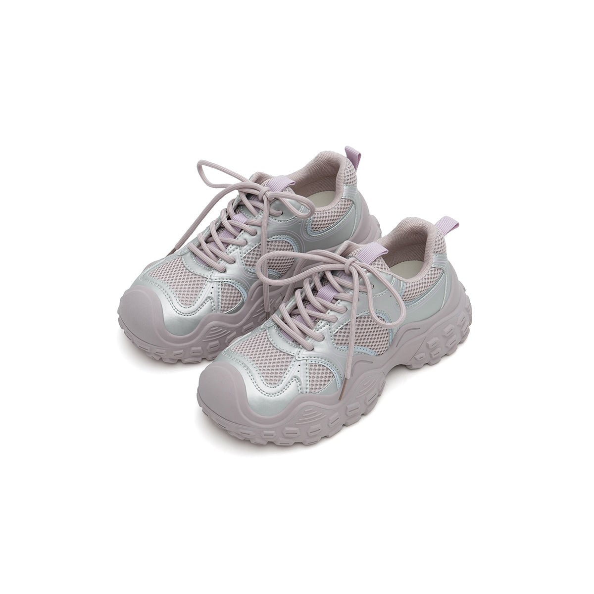 chunky breathable running shoes all redbean 2