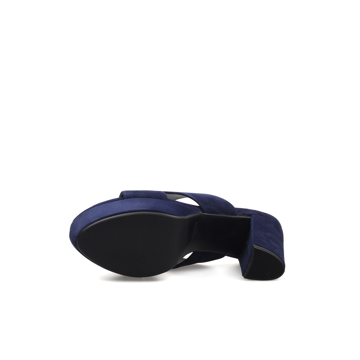 chunky criss cross platform mules all navy 5