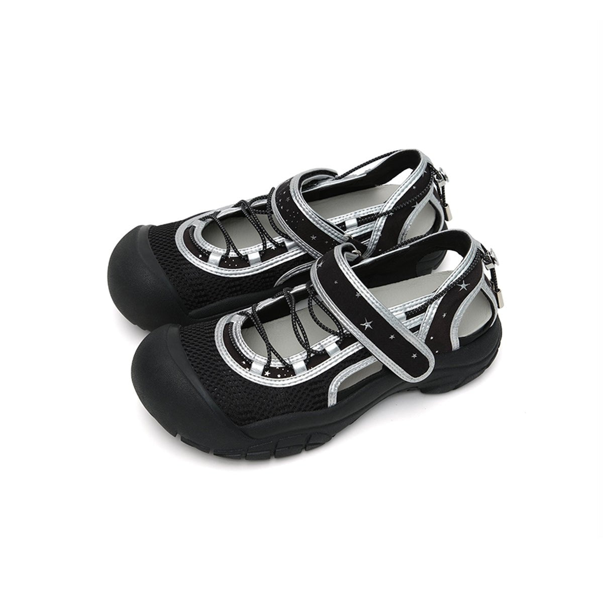 Chunky Mesh Mary Jane Sneaker Sandals