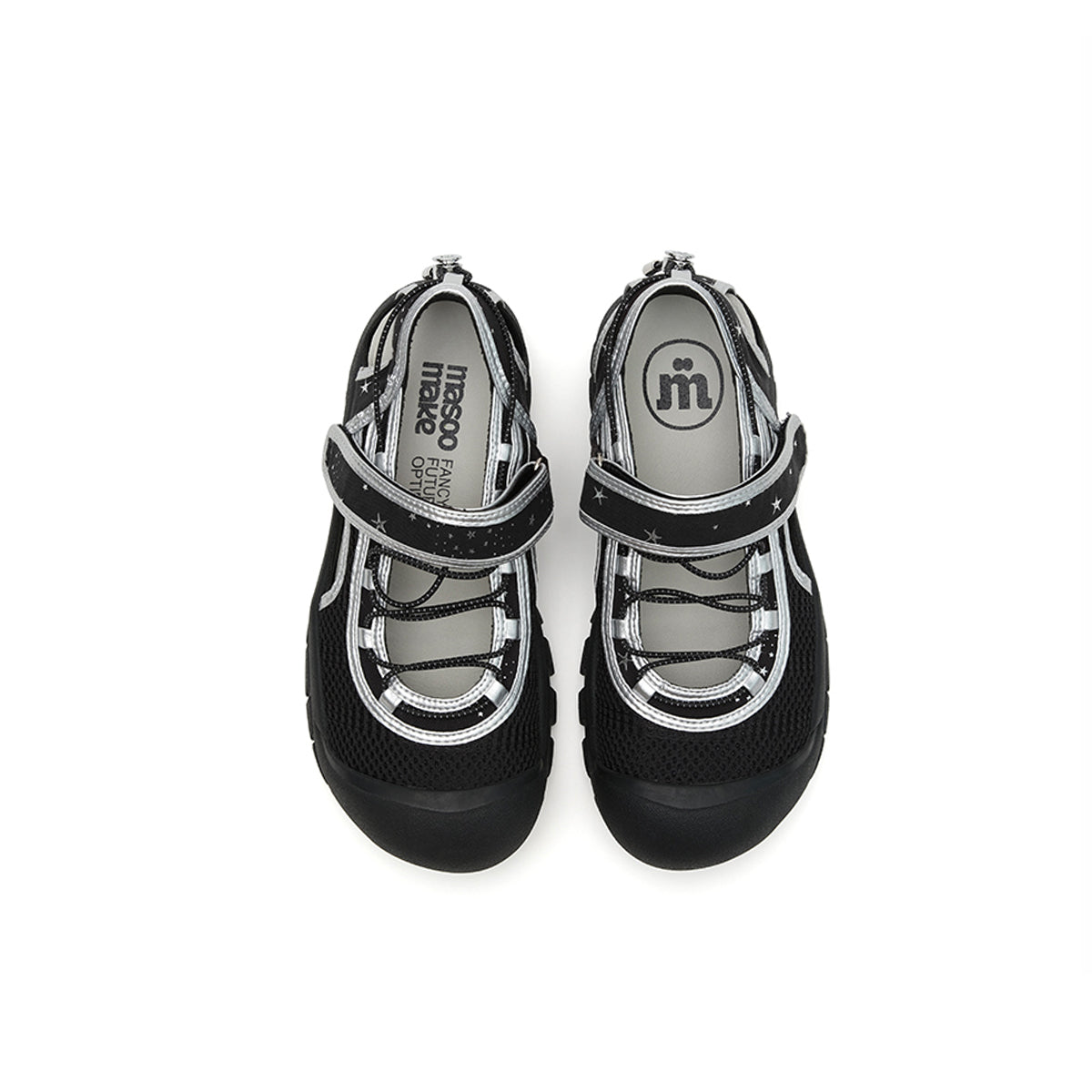 Chunky Mesh Mary Jane Sneaker Sandals