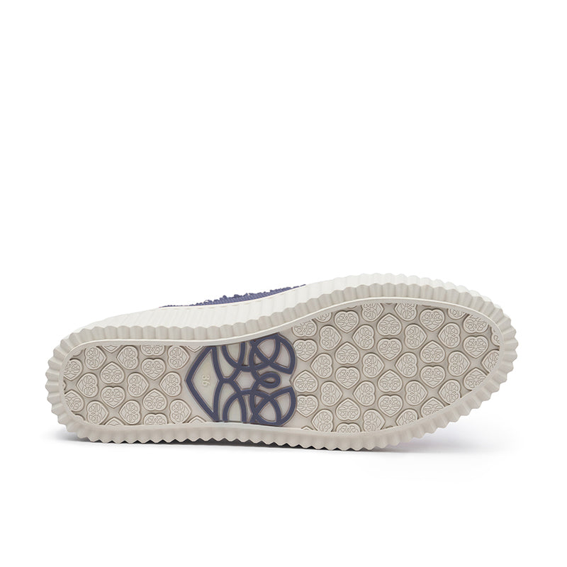 Chunky Platform Knit Sneakers – Colorblock Casual Shoes