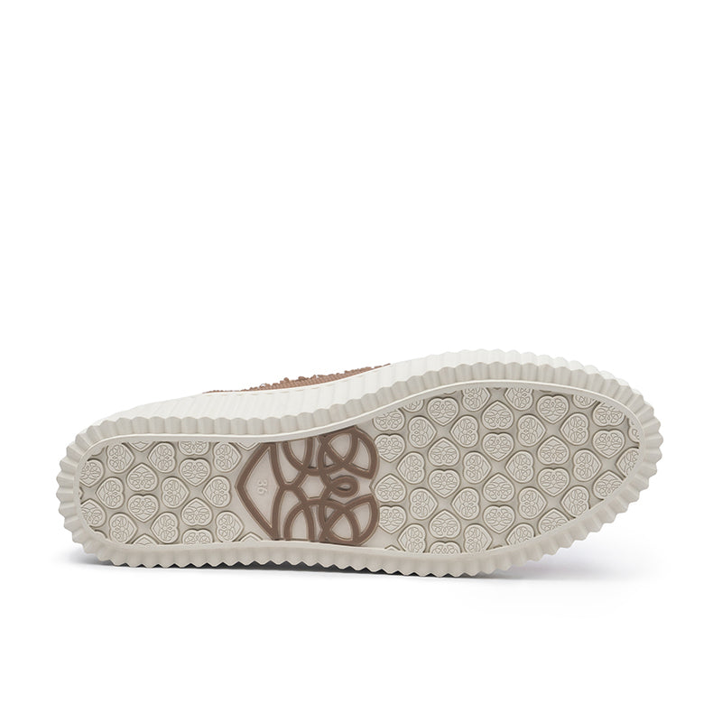 Chunky Platform Knit Sneakers – Colorblock Casual Shoes