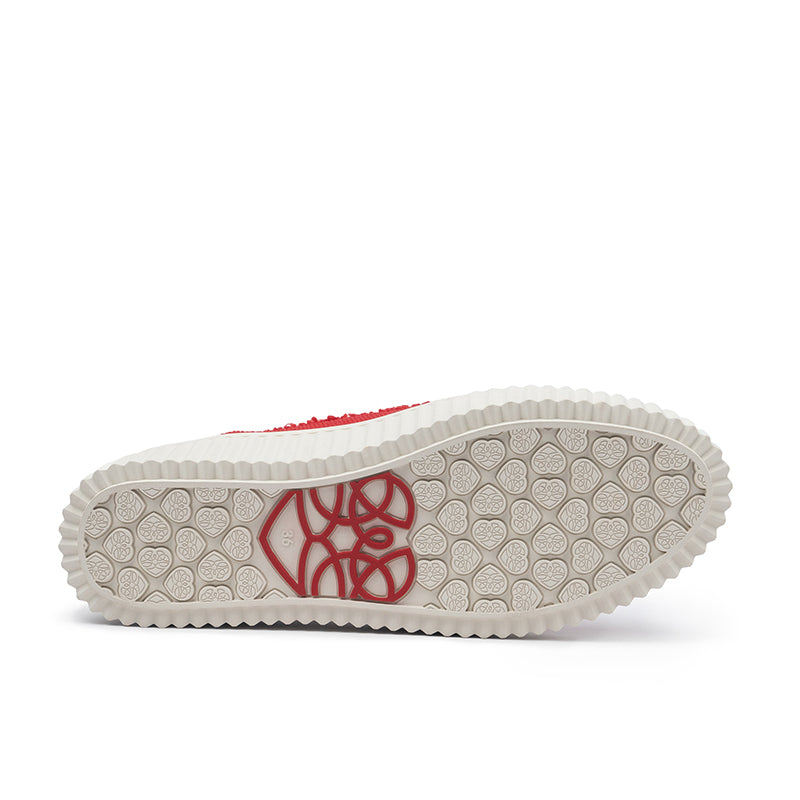 Chunky Platform Knit Sneakers – Colorblock Casual Shoes