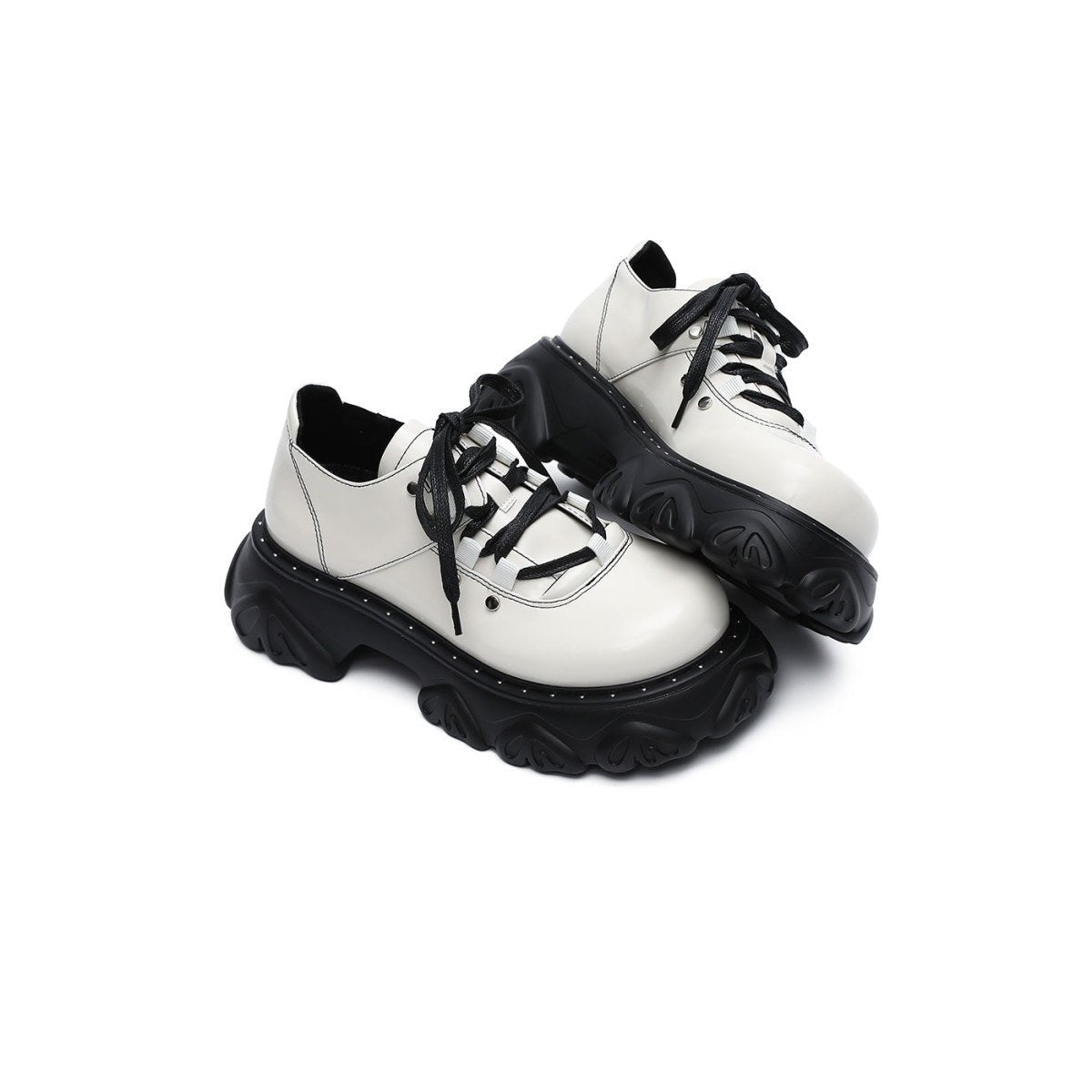 Chunky Platform Lace Ups - 0cm
