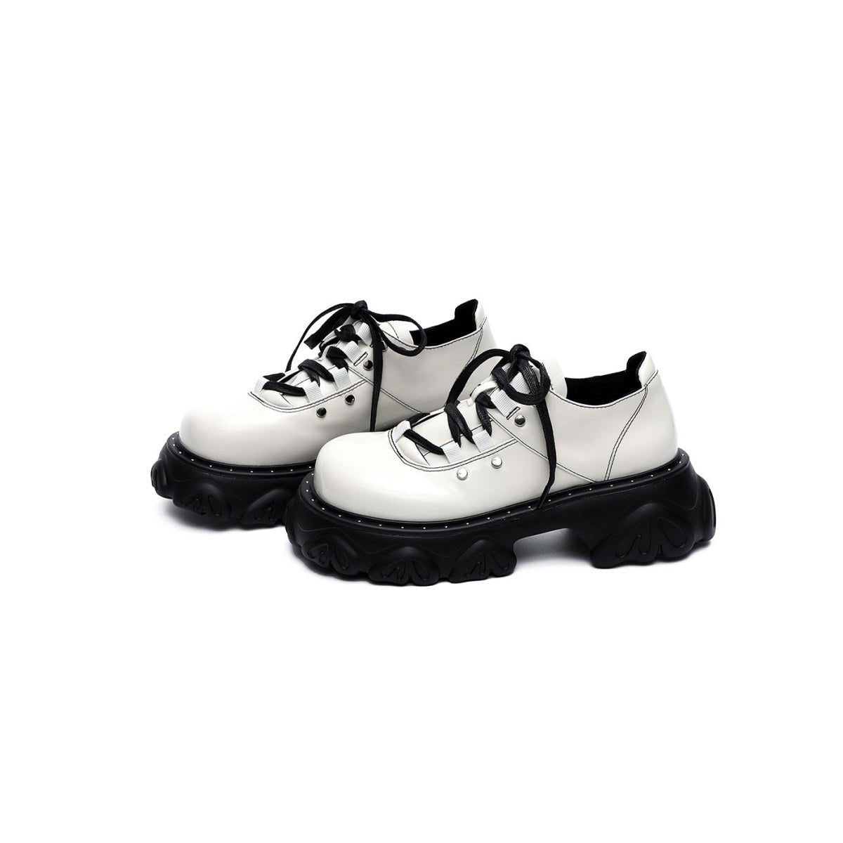 Chunky Platform Lace Ups - 0cm