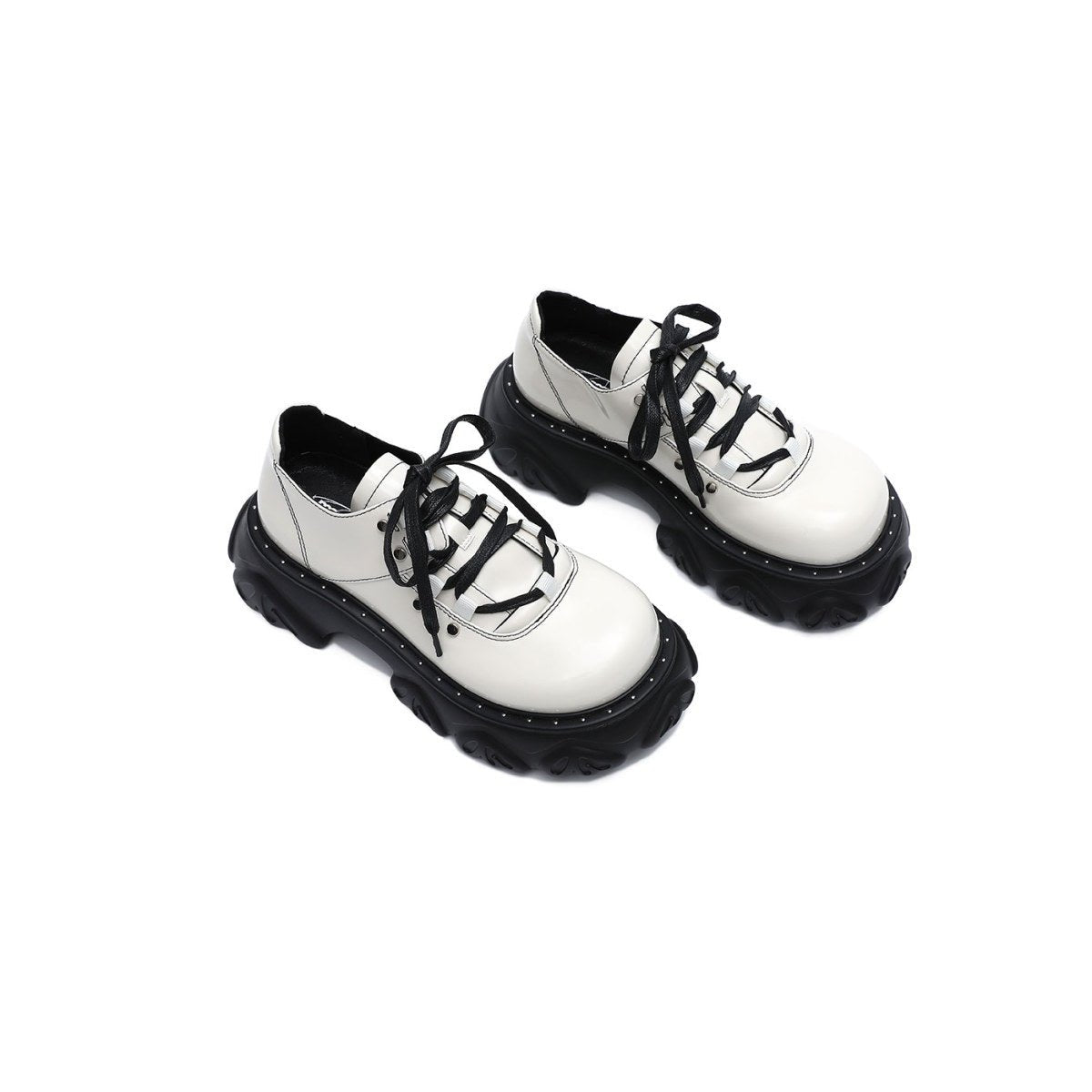 Chunky Platform Lace Ups - 0cm