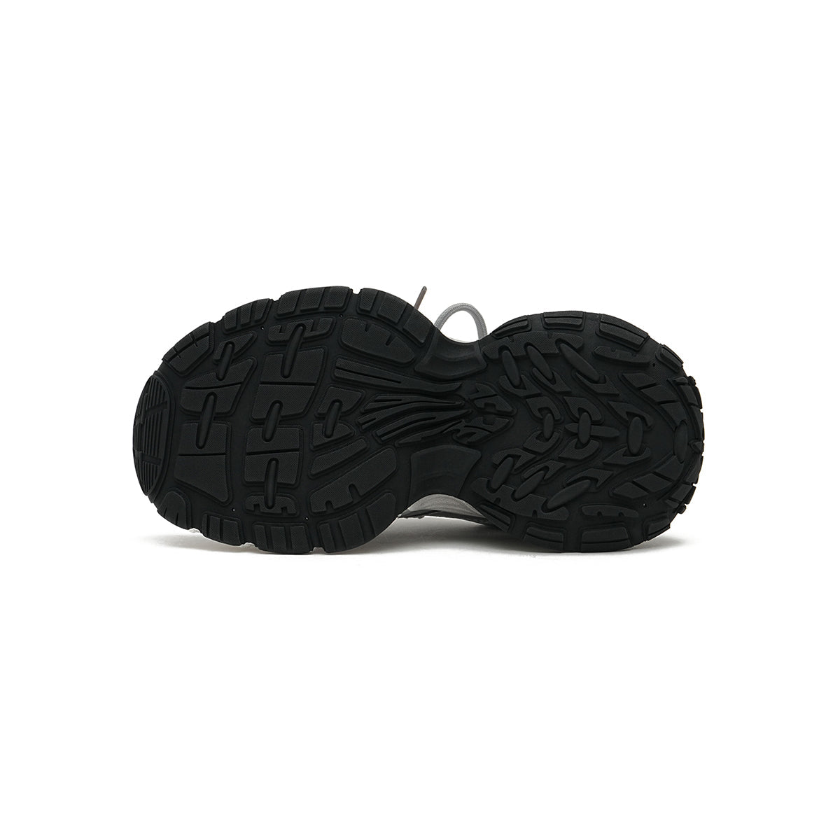 chunky thick sole running shoes all silver 4