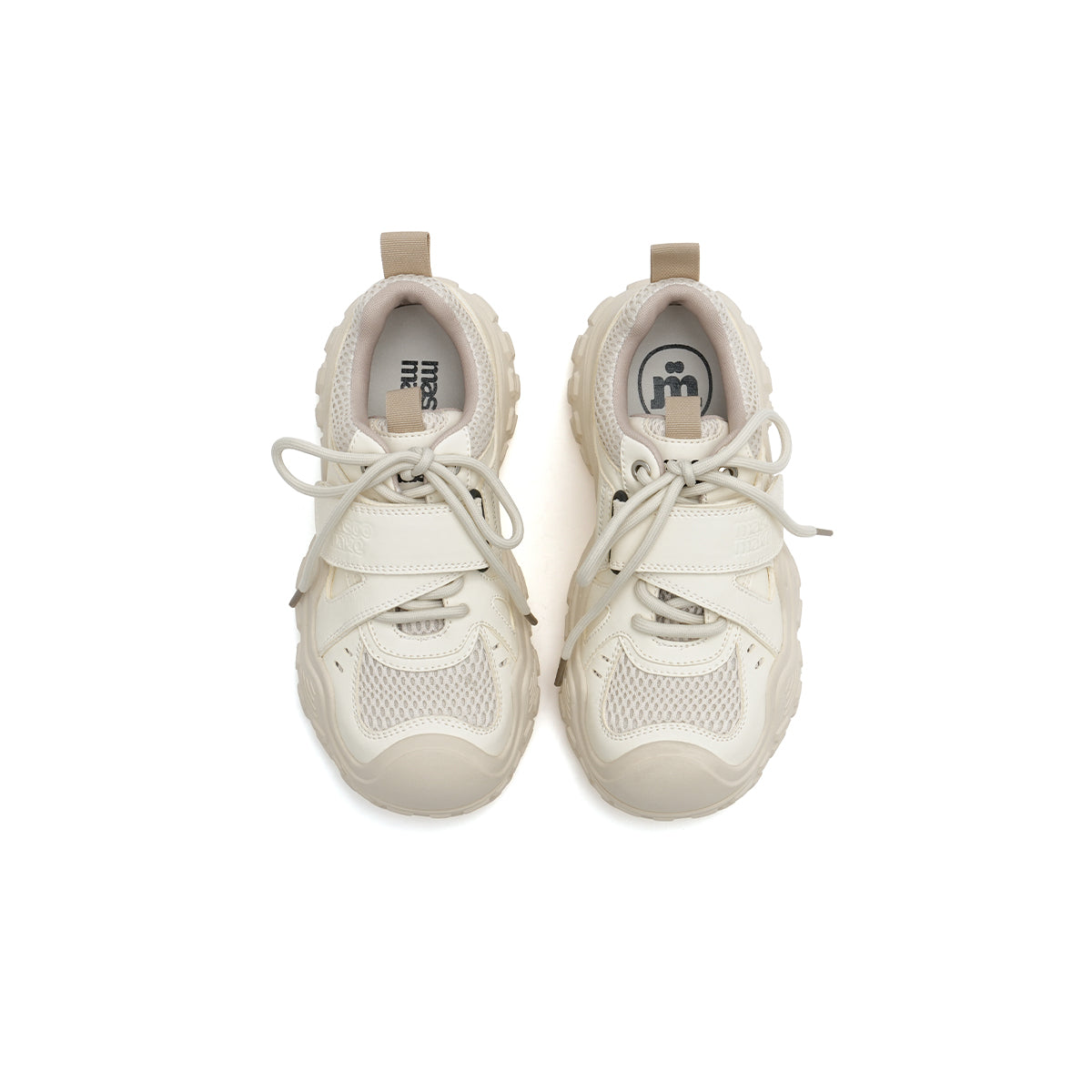 chunky wavy sneakers all beige 5