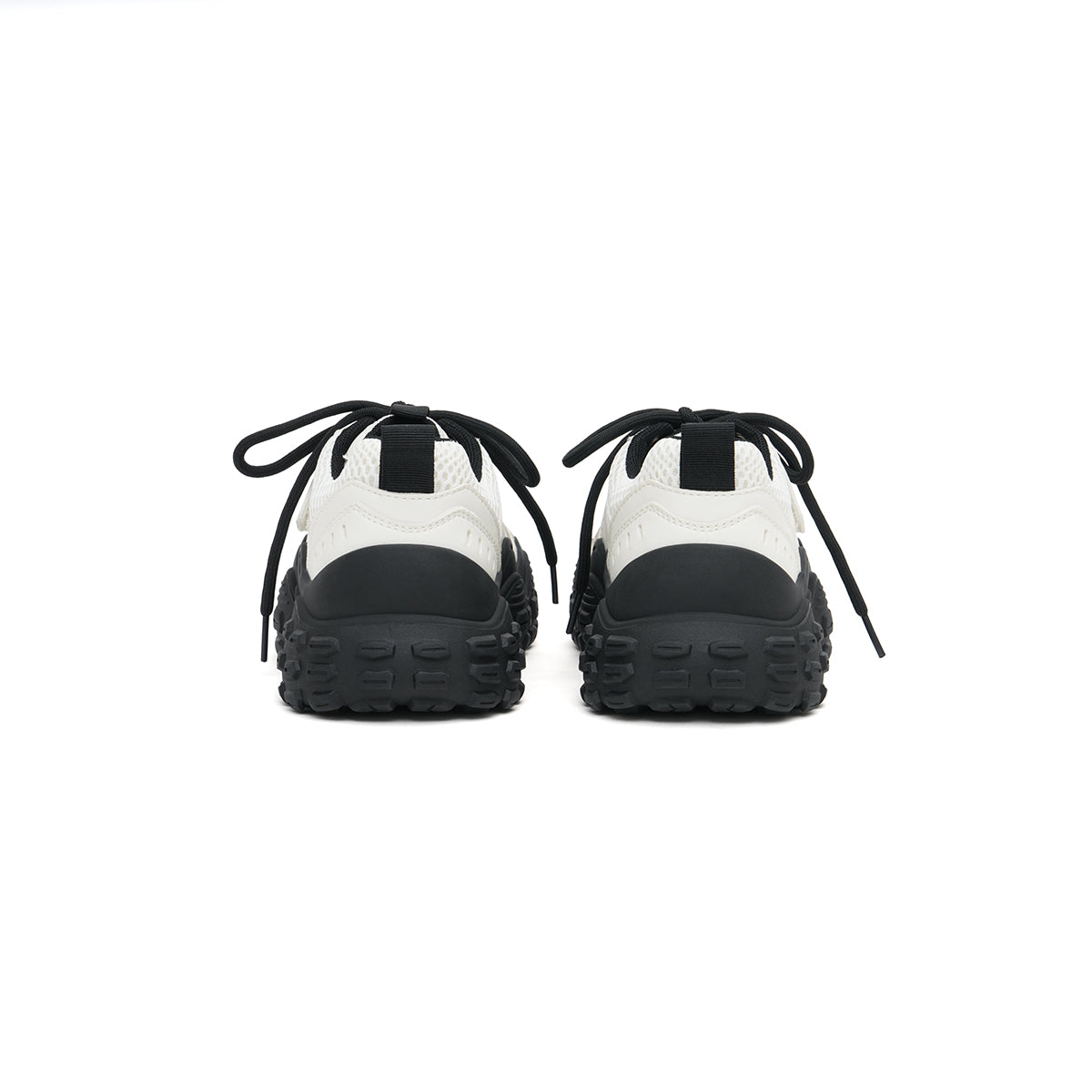 chunky wavy sneakers all black 3