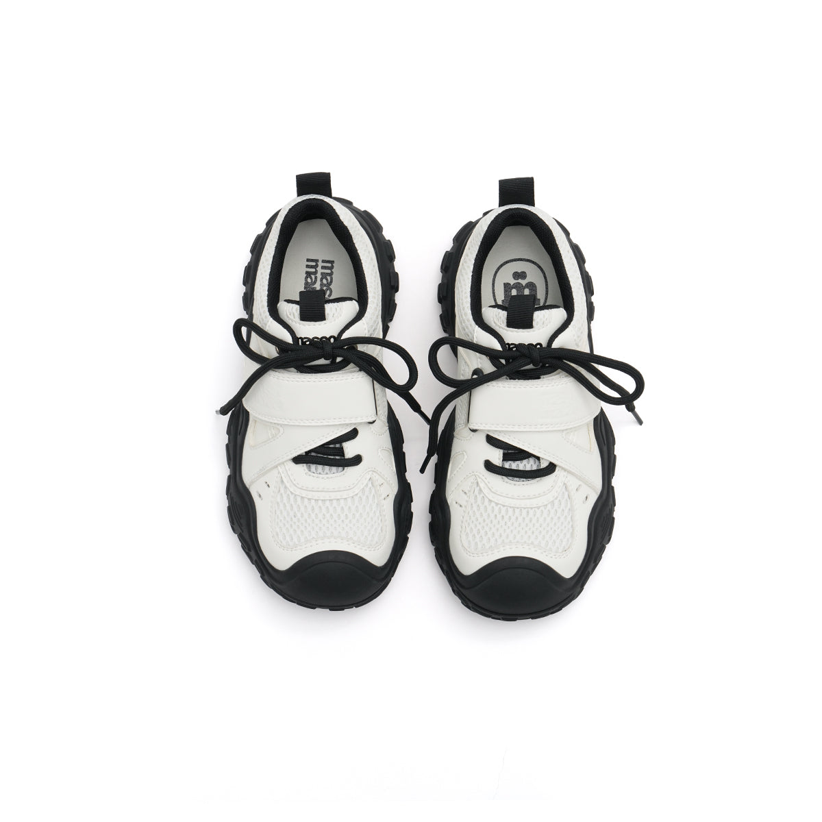 chunky wavy sneakers all black 5