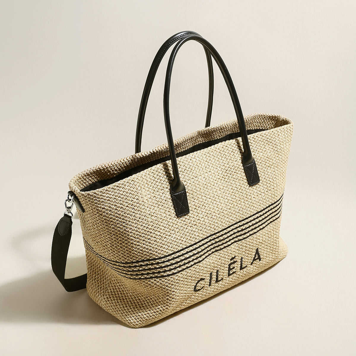 cilela raffia beach tote bag sand 2
