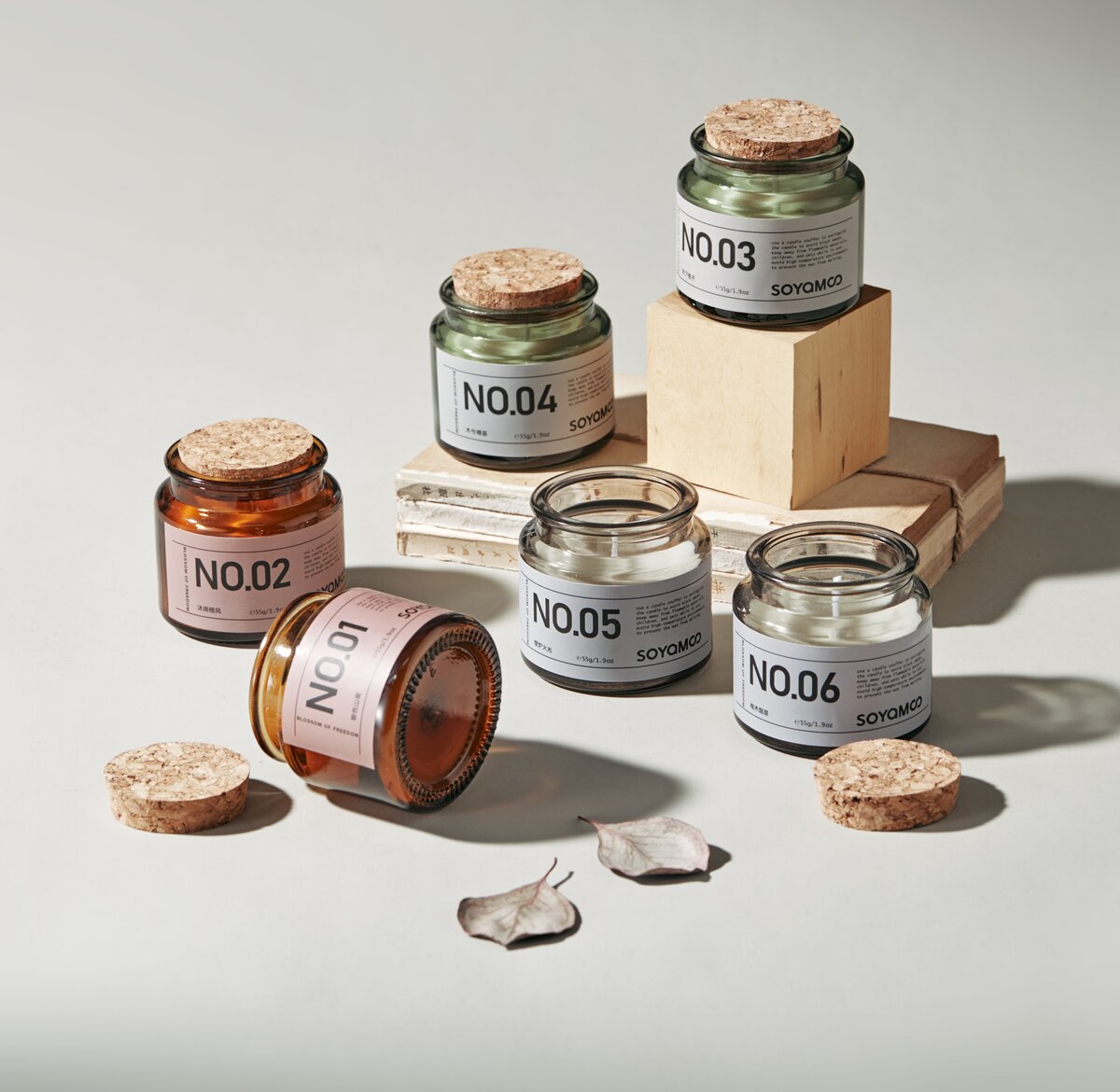 Citrus Breeze Apothecary Glass Jar Candle