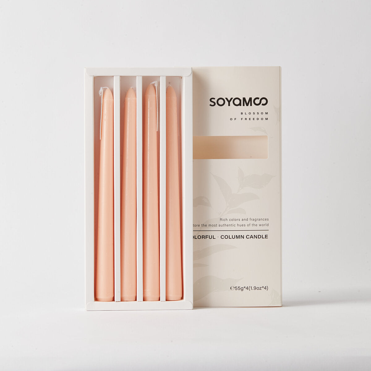 Citrus Breeze Colored Taper Candles