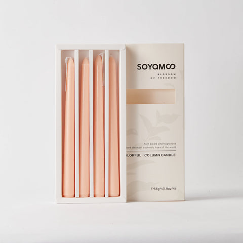 Citrus Breeze Colored Taper Candles