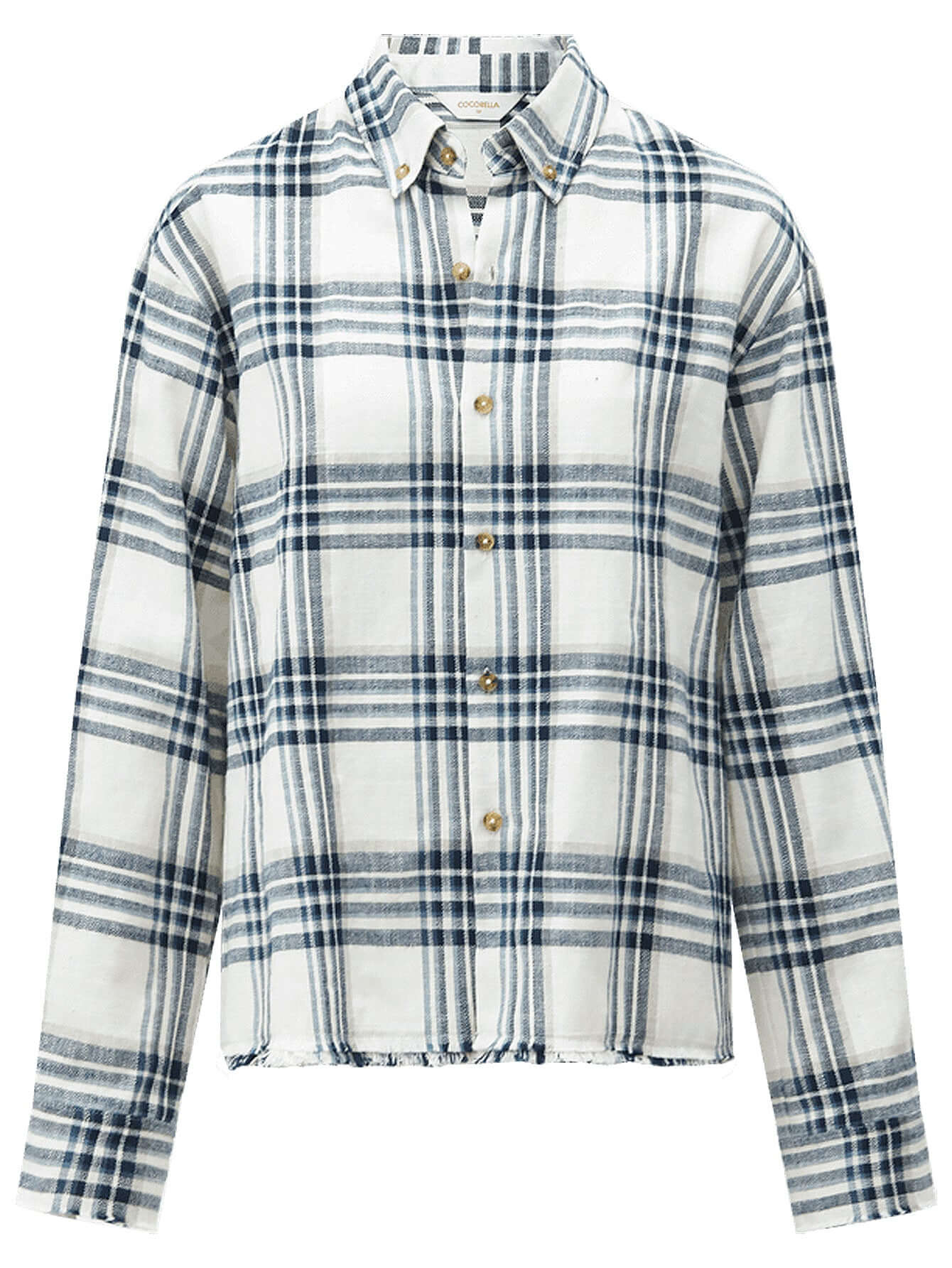 classic everyday plaid shirt all white 4