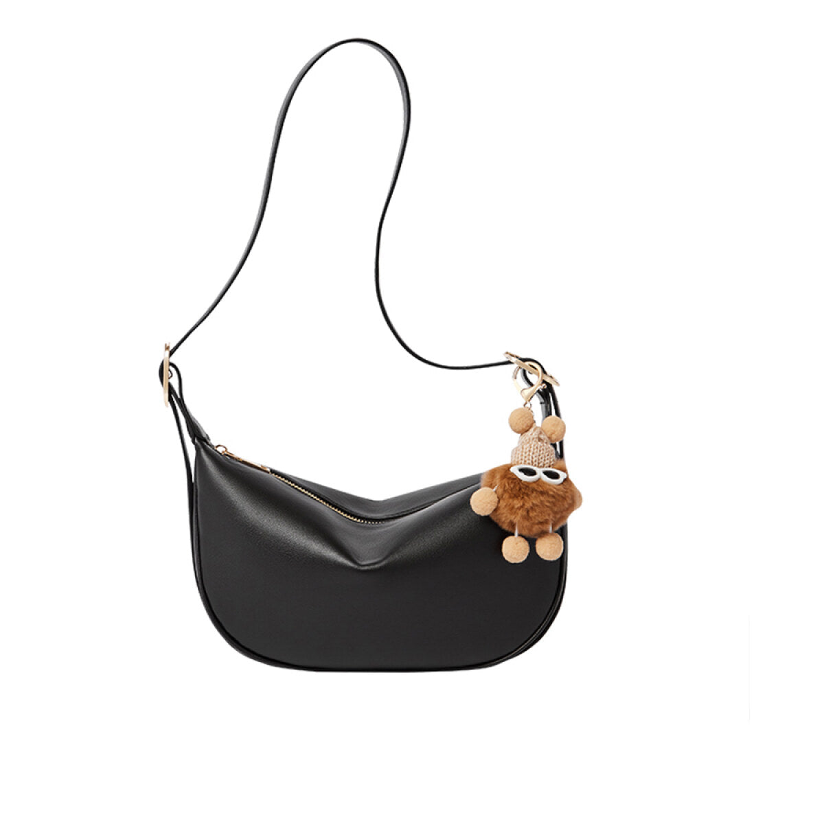 classic isabella crossbody shoulder bag black 1