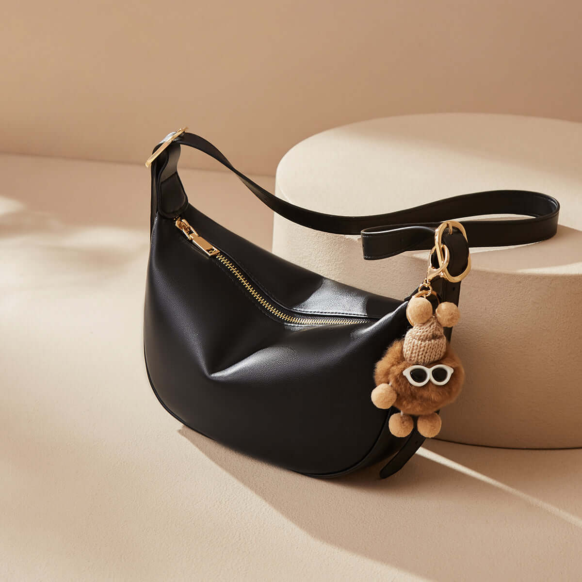 classic isabella crossbody shoulder bag black 2