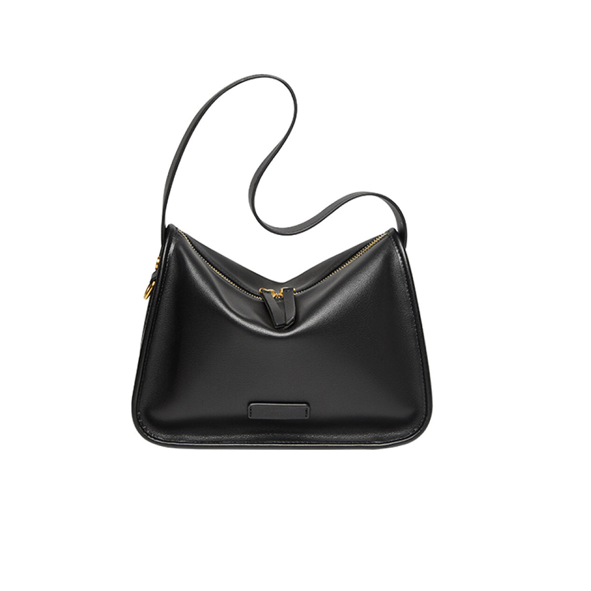 classic julie leather shoulder bag black 1