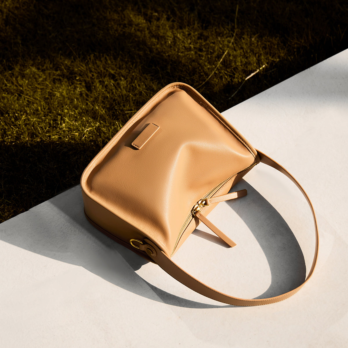 Classic Julie Leather Slouch Shoulder Bag