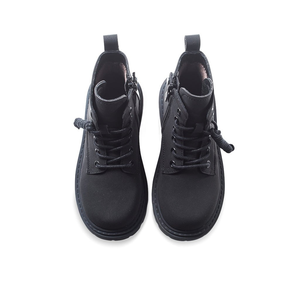 classic kids black combat boots all black 5