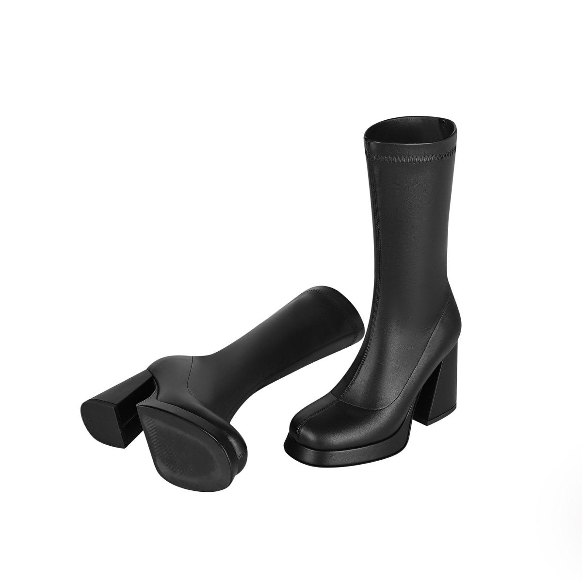 Classic Leather Gogo Boots - 0cm