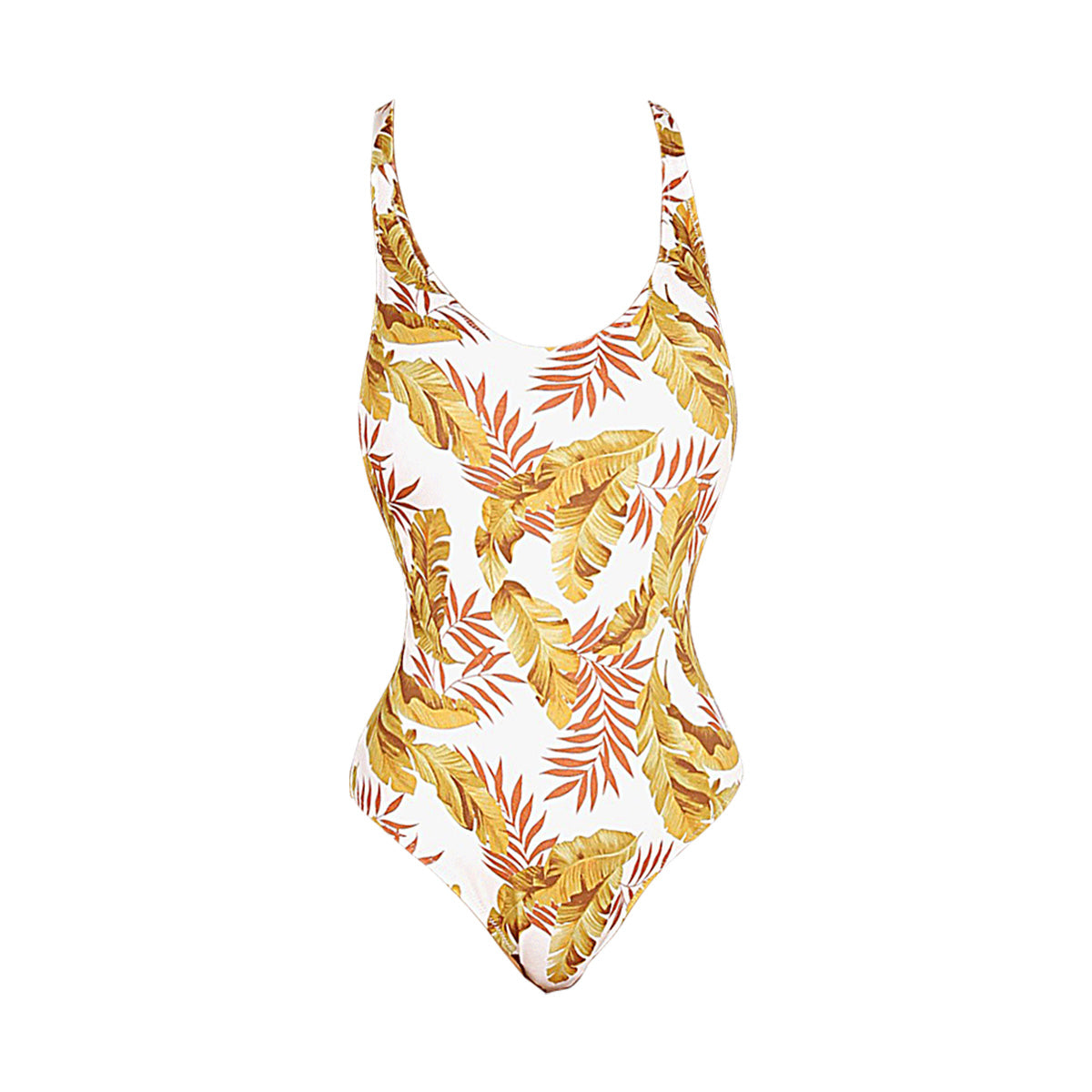 classic one piece crossback swimsuit all floral 4
