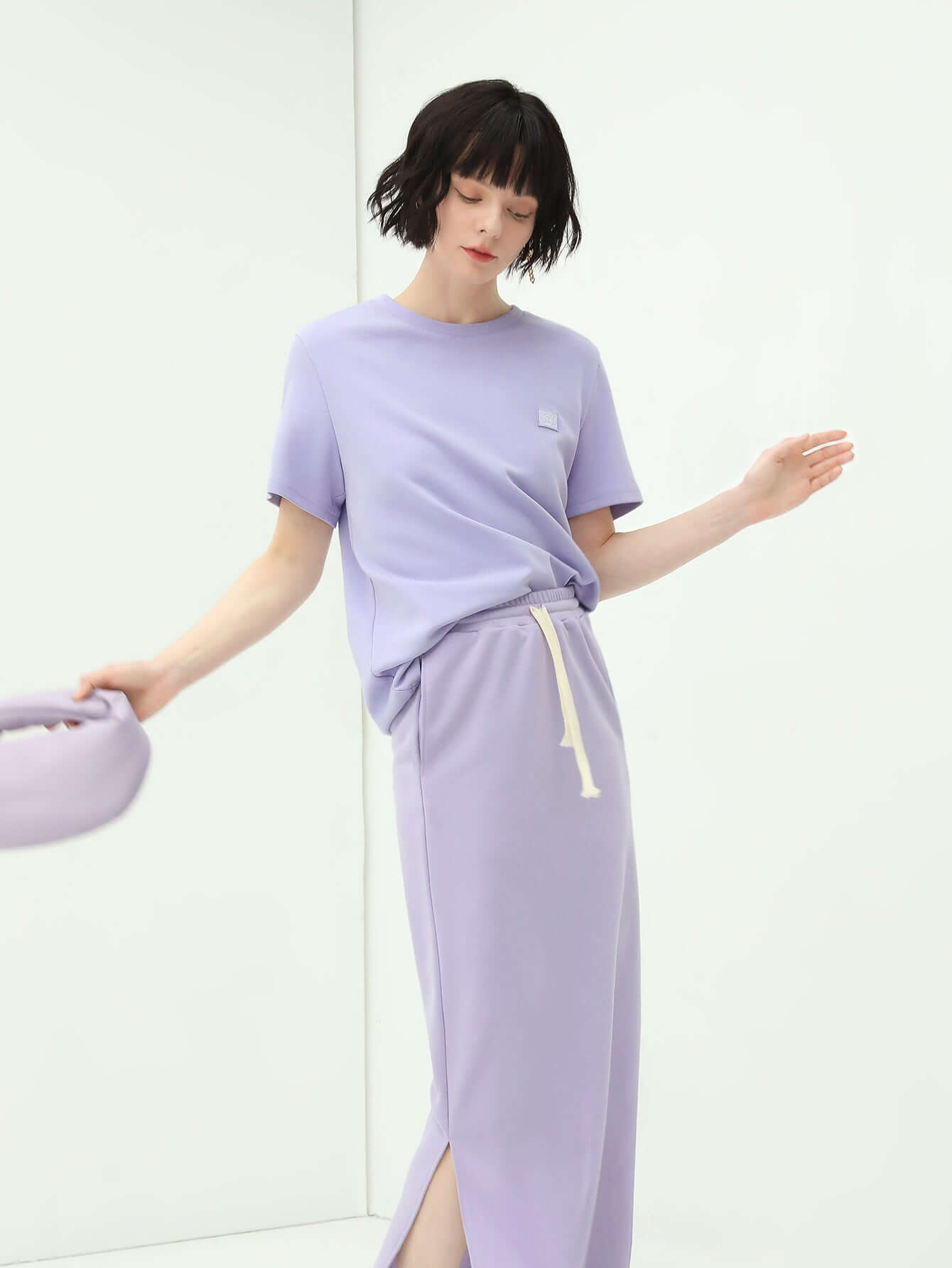 classic pastel short sleeved tee all lilac 3