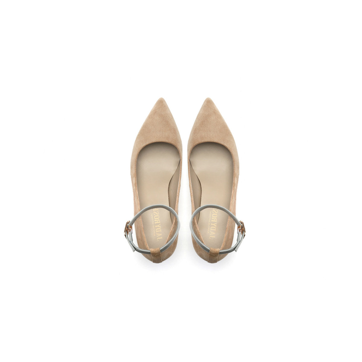 classic pointed toe ankle strap parisienne pumps all apricot 6