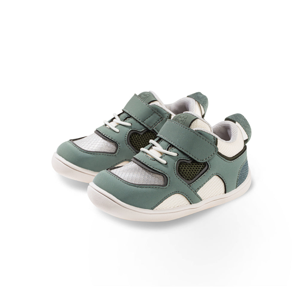cloud breathable soft sole non slip baby sneakers all green 4