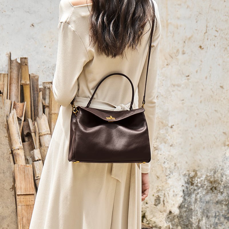 Cloud Leather Satchel Bag