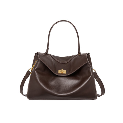 Cloud Leather Satchel Bag