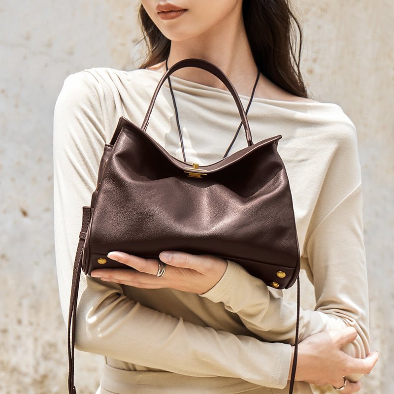 Cloud Leather Satchel Bag